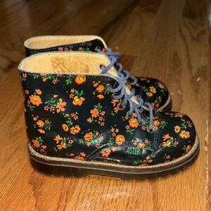 Astr Black and Orange Boots